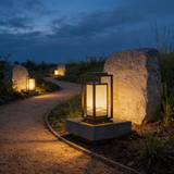 Cage Post Light (Outdoor Solar)