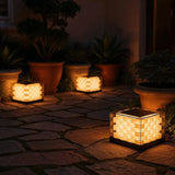 Cubed Weave Outdoor Light (Solar)
