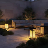 Cage Post Light (Outdoor Solar)