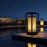 Cage Post Light (Outdoor Solar)