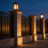 Cage Post Light (Outdoor Solar)