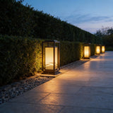 Cage Post Light (Outdoor Solar)