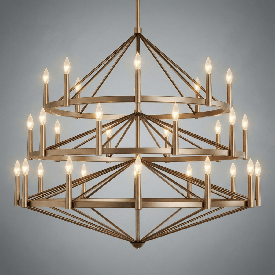 Regent Three-Tier Chandelier — dimensions
