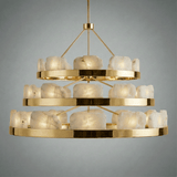 Relic Stone Three-Tier Chandelier