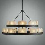 Relic Stone Two-Tier Chandelier