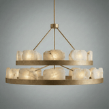 Relic Stone Two-Tier Chandelier