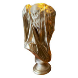 Veiled Lady in Gold Sculpture