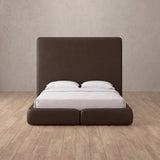 Performance Leather Espresso — Custom Headboard