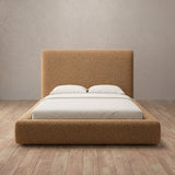 Boucle Toffee — Full Height Headboard