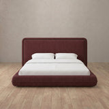 Linen Blend Burgundy — Standard