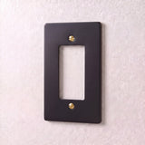 Night Black with Brass::1 Gang