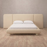 Performance Leather Linen — Extended Headboard