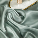 Premium Teal Mulberry Silk Bedding Set