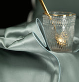 Premium Teal Mulberry Silk Bedding Set