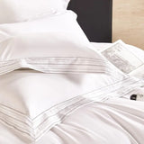 Luxxe White Duvet Cover Set (Long-staple Sateen Cotton)