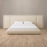 Linen Blend Cream — Extended Headboard
