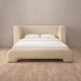Performance Leather Linen — Full Height Headboard