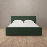 Linen Blend Forest Green — Standard
