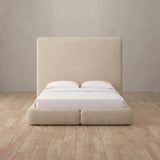 Linen Blend Linen — Custom Headboard