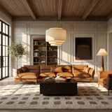 Modern Italian Sofa Ottoman