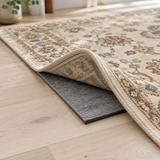 Non-Slip Rug Pad under a rug, cut an inch smaller than the rug