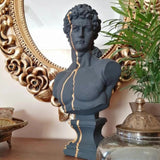 Michelangelo David Gold Strip Sculpture