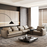 Contemporary Italian Leather Sofa