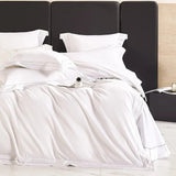 Luxxe White Duvet Cover Set (Long-staple Sateen Cotton)