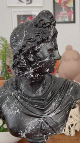 Apollo White & Black Sculpture
