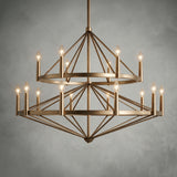 Regent Two-Tier Chandelier — 48" model
