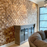 Quadri Wood Mosaic Wall Panel — product image 7