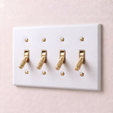 White with Brass::4 Gang