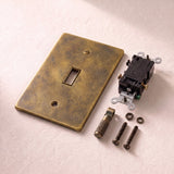 Vintage Brass with Patina