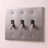 Stainless Steel::3 Gang