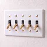 White with Brass::5 Gang