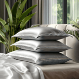 Premium Grey Mulberry Silk Bedding Set