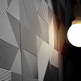 Euclid Painted Wooden Wall Panel