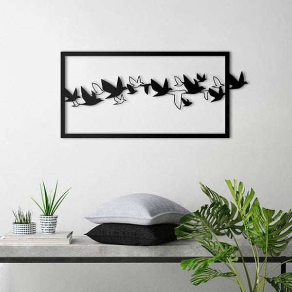 Flying Birds Metal Wall Art
