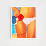 Bikini Stretched Canvas