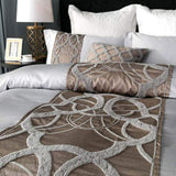 Chain of Luxury Grey Duvet Cover Set (Long-staple Sateen Cotton)