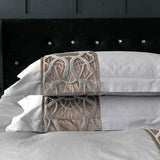 Chain of Luxury Grey Duvet Cover Set (Long-staple Sateen Cotton)