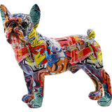 French Bulldog Graffiti Sculpture