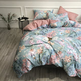 Sunset Blues Duvet Cover Set (Long-staple Sateen Cotton)