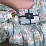 Sunset Blues Duvet Cover Set (Long-staple Sateen Cotton)