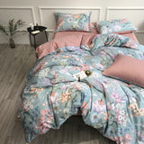 Sunset Blues Duvet Cover Set (Long-staple Sateen Cotton)