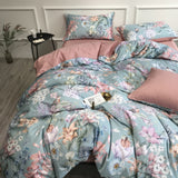Sunset Blues Duvet Cover Set (Long-staple Sateen Cotton)