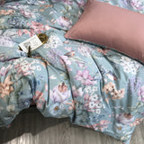 Sunset Blues Duvet Cover Set (Long-staple Sateen Cotton)