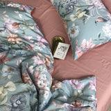 Sunset Blues Duvet Cover Set (Long-staple Sateen Cotton)