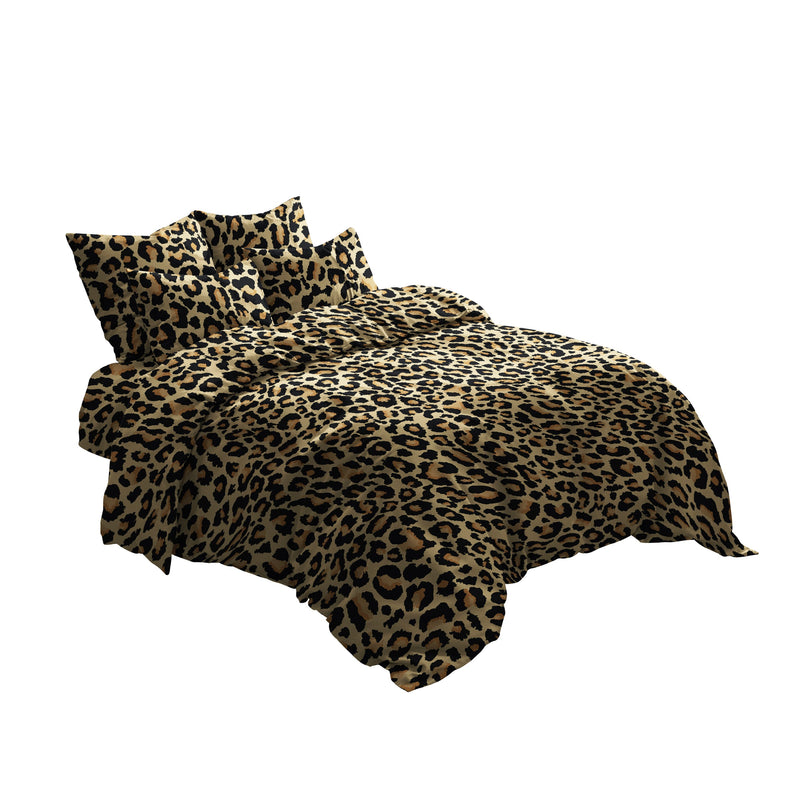 Leopard Gree Duvet Cover Set (Egyptian Cotton)