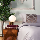 Chain of Luxury Grey Duvet Cover Set (Long-staple Sateen Cotton)